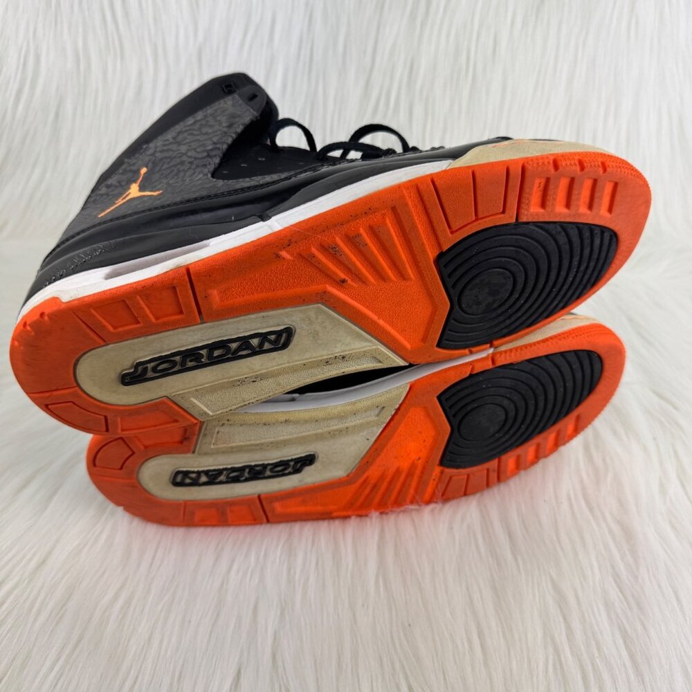 Nike Jordan Basketball Sneakers Shoes 538698-032 SC-1 Sz 11 Black Orange Gray - Picture 8 of 15